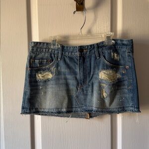 Abercrombie & Fitch Blue Denim Skirt